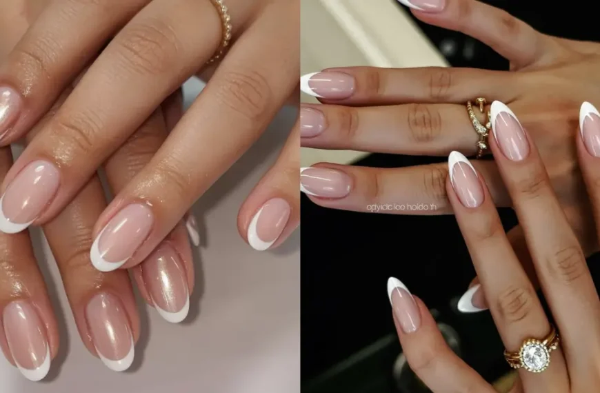 french chrome nails