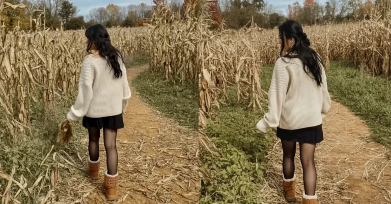 fall corn maze outfits