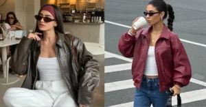 leather jacket outfits