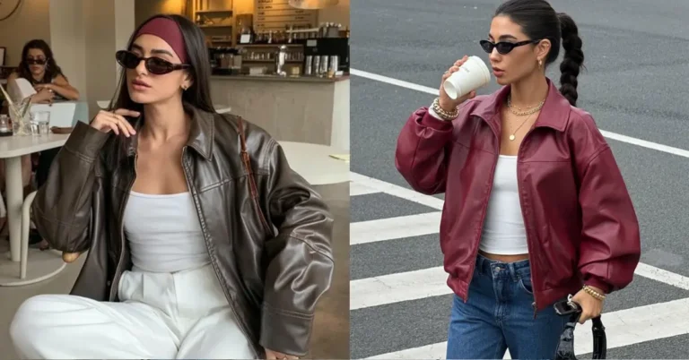 leather jacket outfits