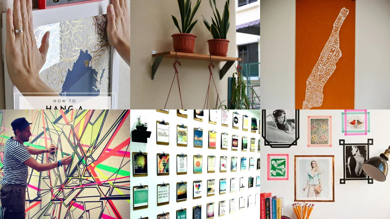 19+ Genius Nail Free Wall Ideas Renters Actually Use