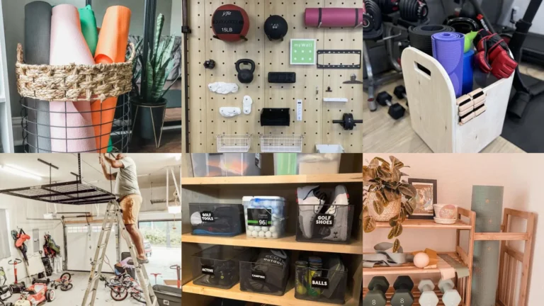 30+ Genius Ways to Organize Workout Equipment at Home