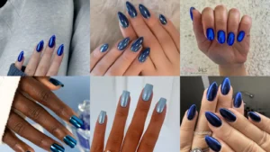 9 Blue Chrome Nails That Look Straight Out of the Future