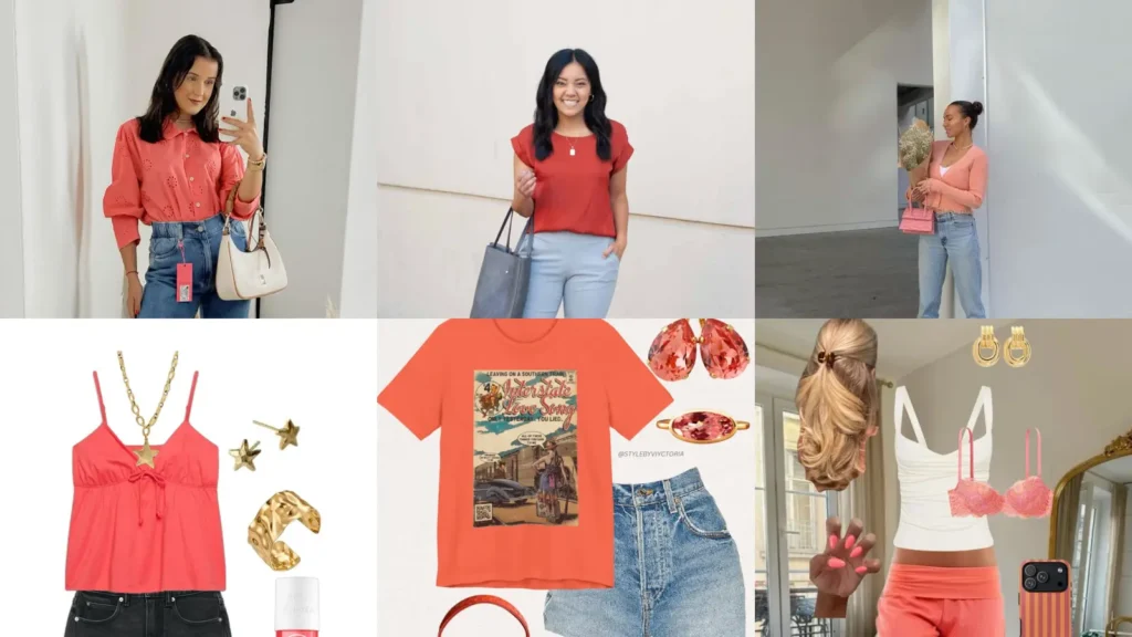 12+ Cool Coral Top Outfit Ideas You’ll Be Obsessed With
