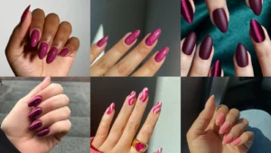 10+ Beautiful Dark Pink Nails You Need to Try This Year