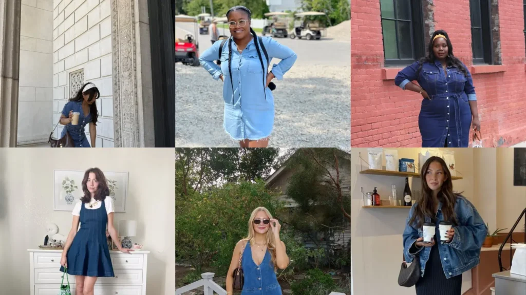 The Trendiest 15+ Denim Dress Outfit Ideas You Need to Try