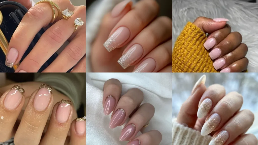 12+ Beautiful Gold Glitter Nails You Need to Try This Year