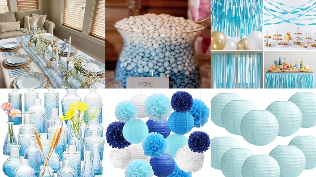 15+ Stunning Light Blue Decorations Party Ideas That Wow