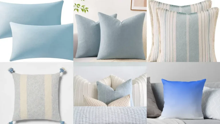 17+ Stunning Light Blue Decorative Pillows Transform Any Room