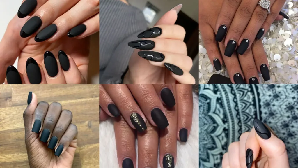 Why Matte Black Nails Are Always a Power Move You NEED