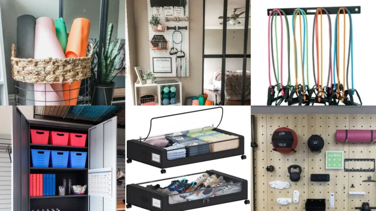 30+ Genius Ways to Organize Workout Equipment at Home