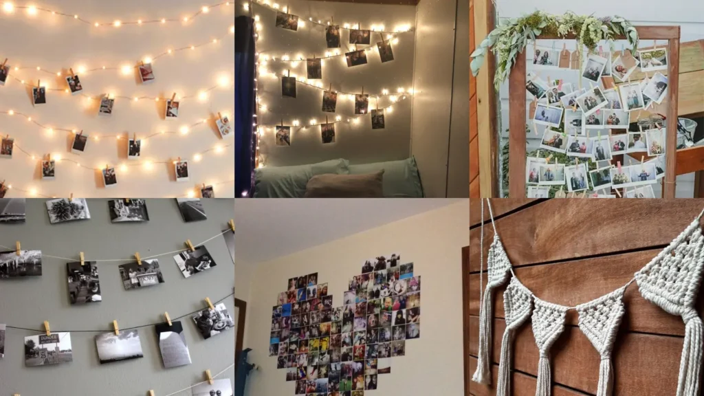 19+ Stunning Photo Garland Ideas Bedroom Decor Transforms
