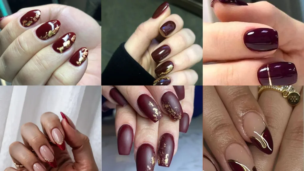 10+ Stunning Red and Gold Nails That Scream Luxury