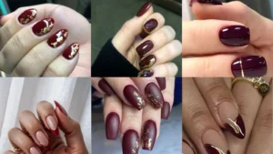 10+ Stunning Red and Gold Nails That Scream Luxury
