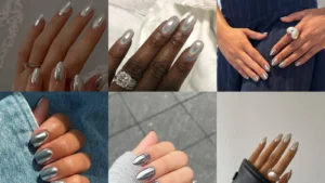 10 Silver Chrome Nails That Are Straight Out of the Future