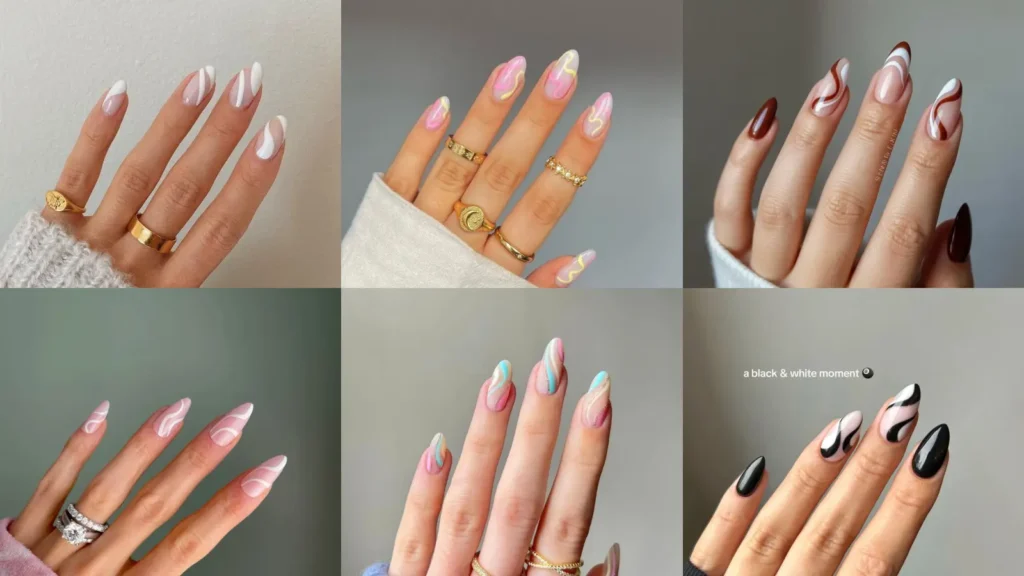 20+ Stunning Abstract Nails You’ll Love to Recreate Rn