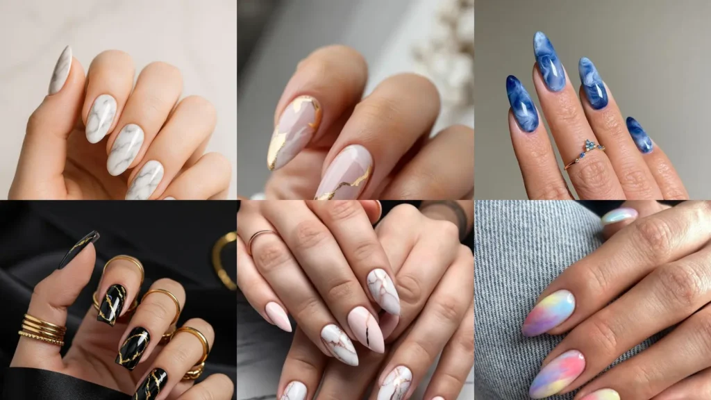 22+ Stunning Marble Nails You Need to Try Right Now