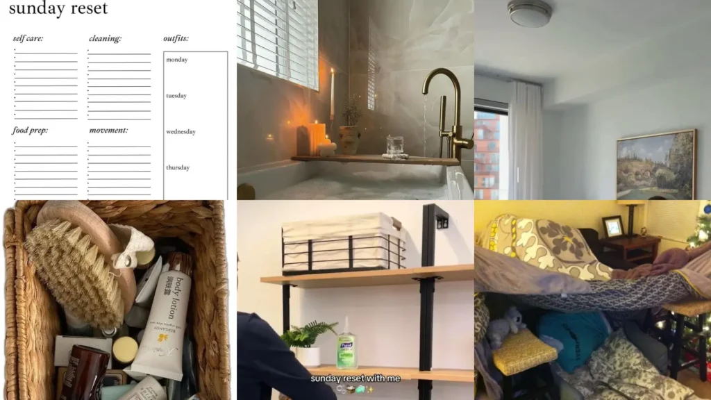 14+ Sunday Reset Checklist Aesthetic Ideas for Calm