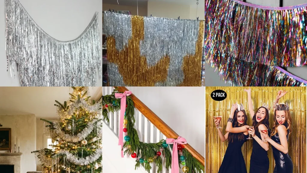 20+ Stunning Tinsel Decor Ideas Trend Taking Over