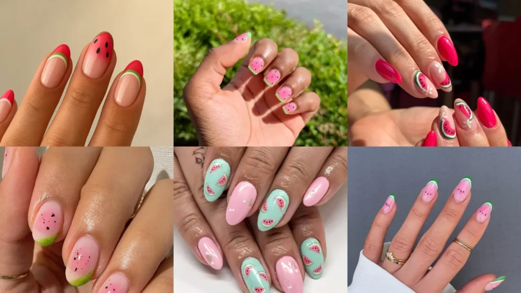 10+ Cute and Trendy Watermelon Nails You Need to Try