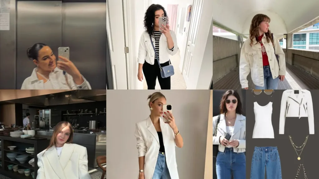 14+ Trendy White Jacket Outfit Ideas You’ll Be Obsessed With