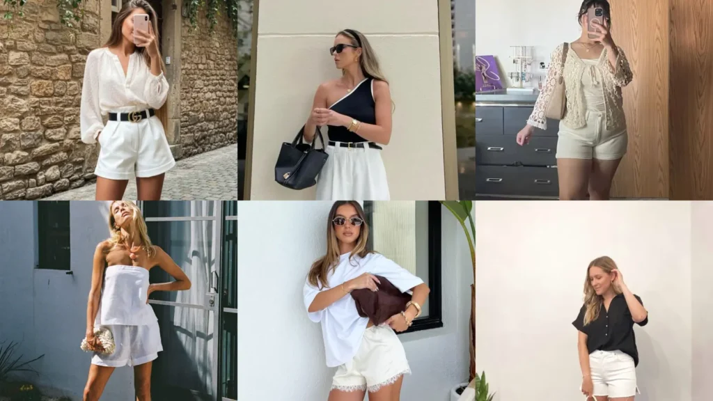 The Trendiest 15+ White Shorts Outfit Ideas You Need to Try