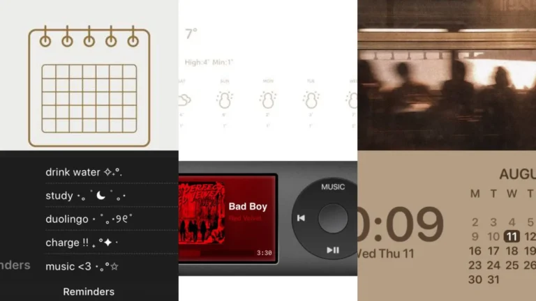 15+ Widget Ideas Aesthetic That Transform Your Phone