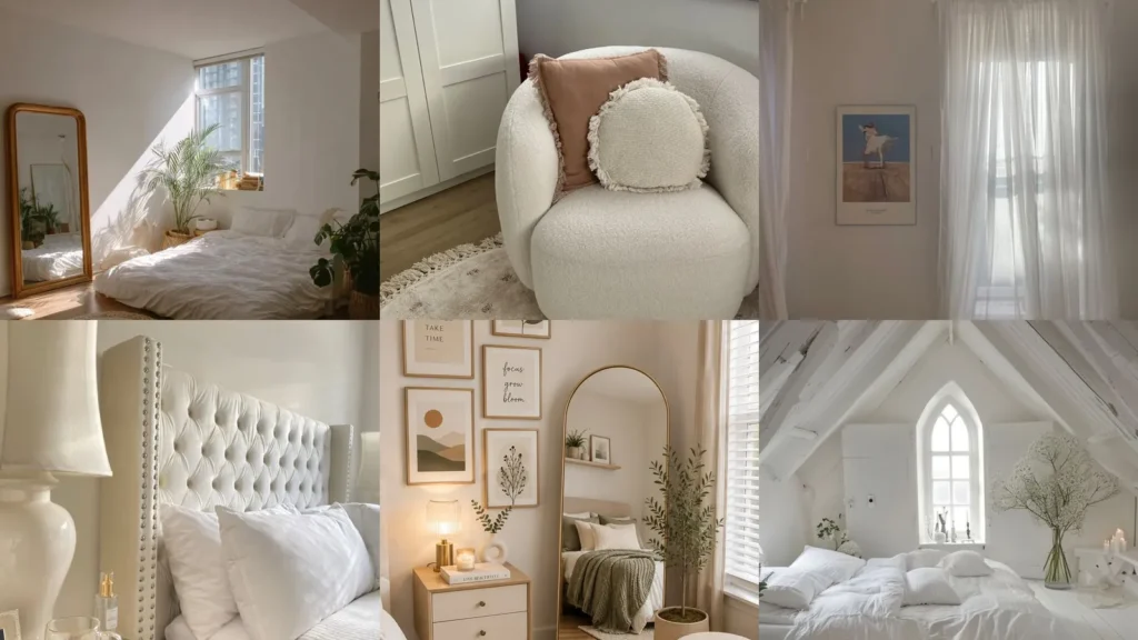 20 All White Bedroom Ideas With Pretty Details to Try