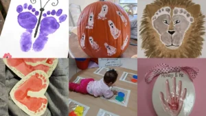20 Baby Art Projects With Little Prints and Colorful Keepsakes
