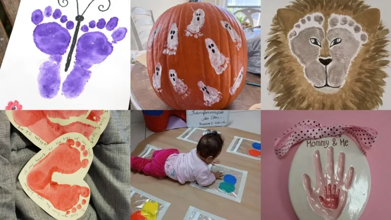 20 Baby Art Projects With Little Prints and Colorful Keepsakes