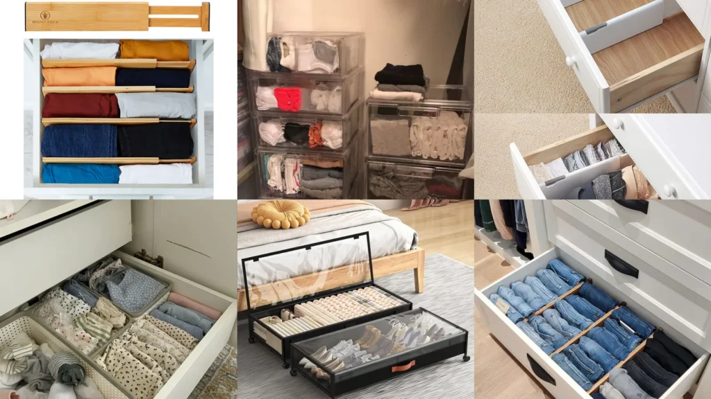 20 Bedroom Drawer Organization Ideas for Clothes, Jewelry and More