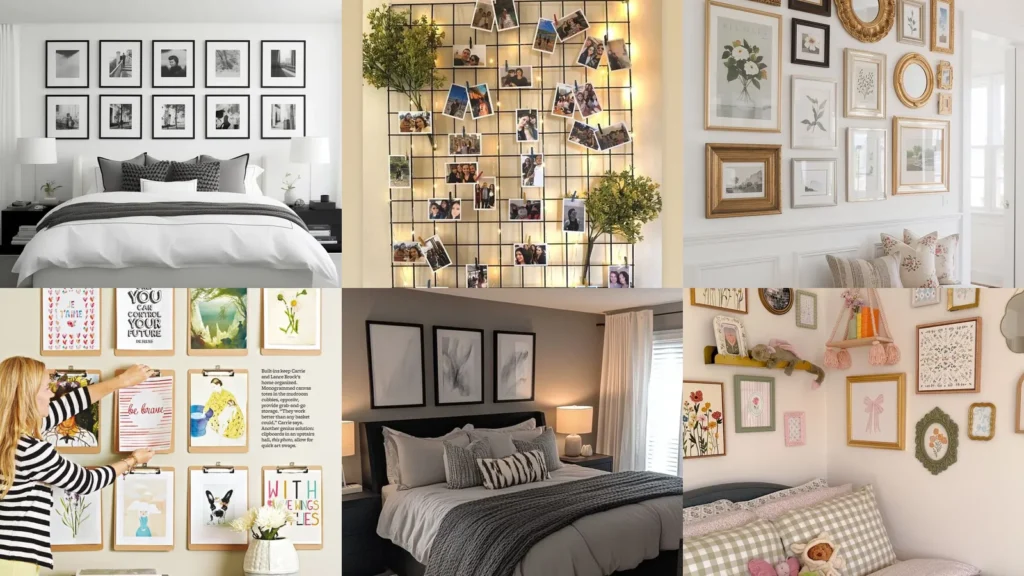 20 Bedroom Photo Frame Ideas for Your Favorite Pictures and Prints