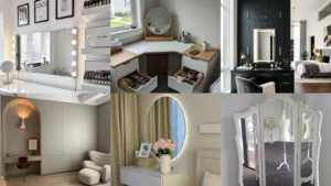 20 Bedroom Vanity Ideas With Pretty Mirrors and Clever Storage