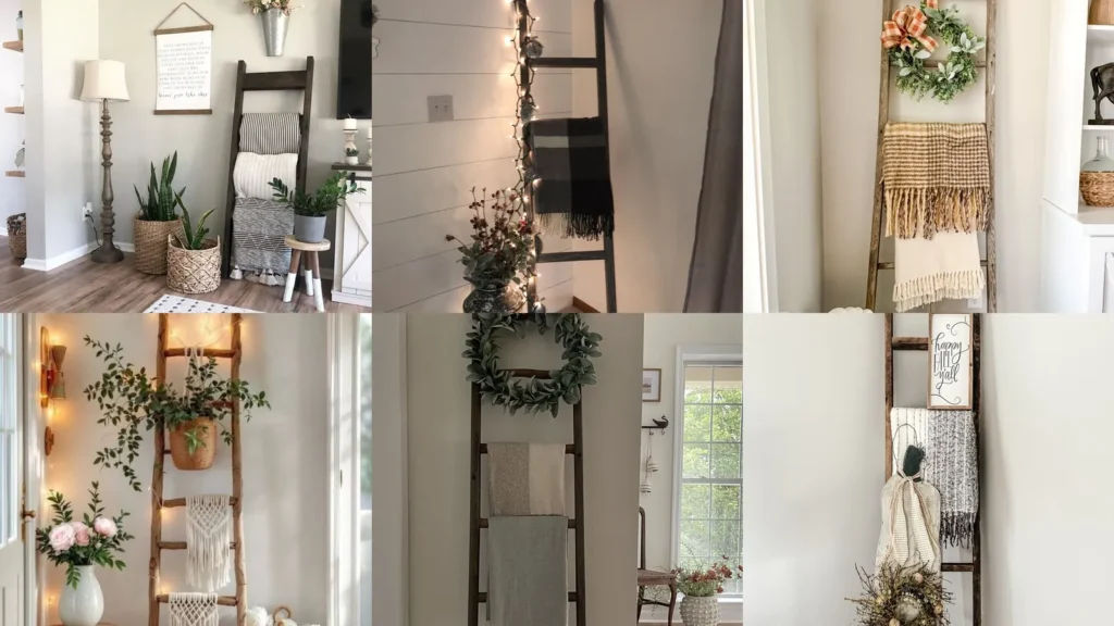 20 Blanket Ladder Decor Living Room Ideas to Try