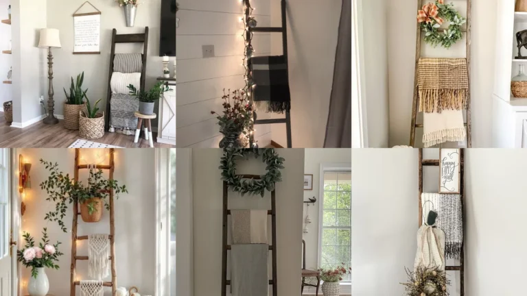 20 Blanket Ladder Decor Living Room Ideas to Try