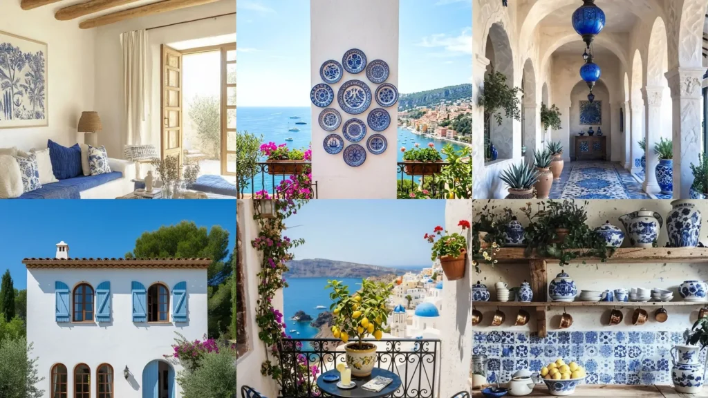 20 Blue and White Mediterranean Decor Ideas for Your Home