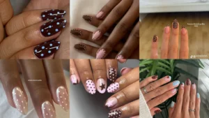 20 Brown Polka Dot Nails and Cute Dotted Designs to Save