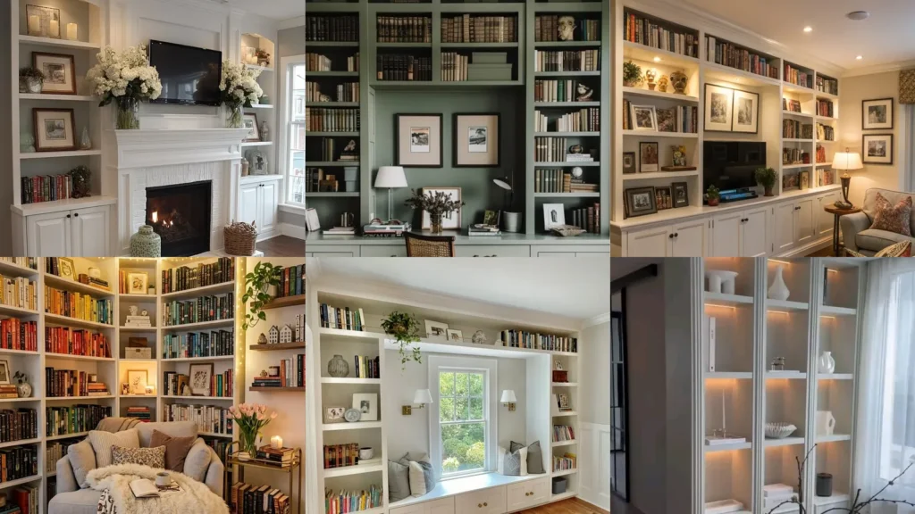 20 Built In Bookshelves Ideas for Reading Nooks and Pretty Storage