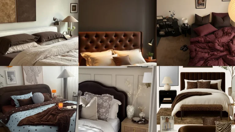 20 Chocolate Brown Bedding Ideas With Pretty Layers and Patterns