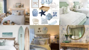 20 Coastal Preppy Room Decor Ideas With Stripes, Gingham and Seashells