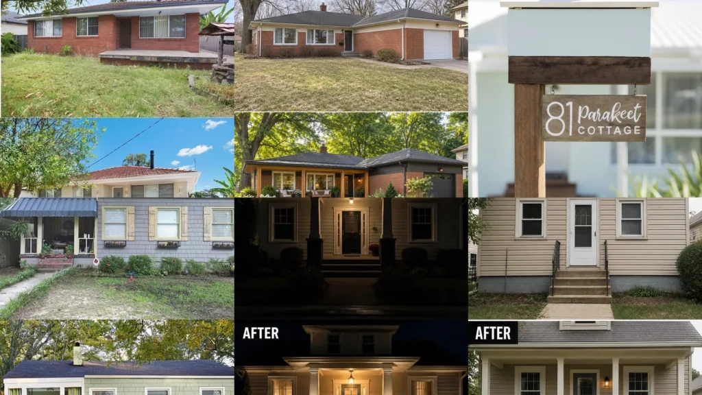 20 Curb Appeal Before and After Looks and Front Yard Ideas