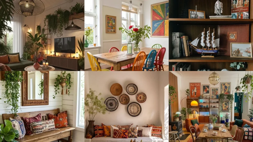 20 Eclectic Boho Decor Ideas With Color, Plants and Pretty Details