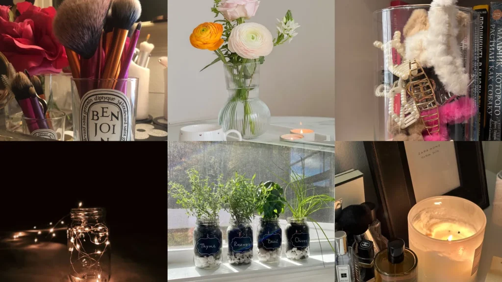 20 Empty Candle Jar Ideas for Storage and Pretty Little Displays