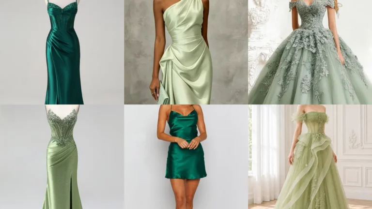 20 Green Prom Dresses From Pale Sage to Deep Emerald