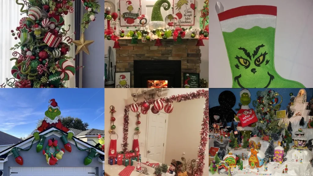 20 Grinch Inspired Christmas Decor Ideas With Trees, Wreaths and More
