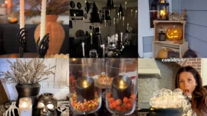 20 Halloween Candle Decor Ideas and Spooky Glowing Displays