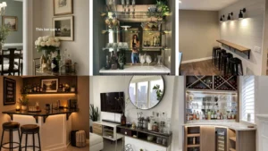 20 Home Bar Ideas for Your Living Room, From Carts to Built-Ins