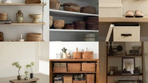 20 Japandi Shelf Decor Ideas With Bowls, Books and Simple Details