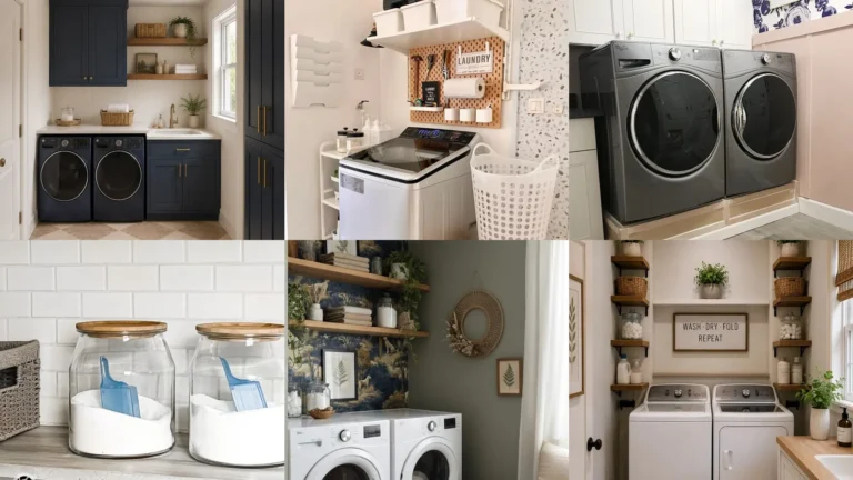 20 Laundry Room Ideas With Top Loader Layouts and Storage Inspiration