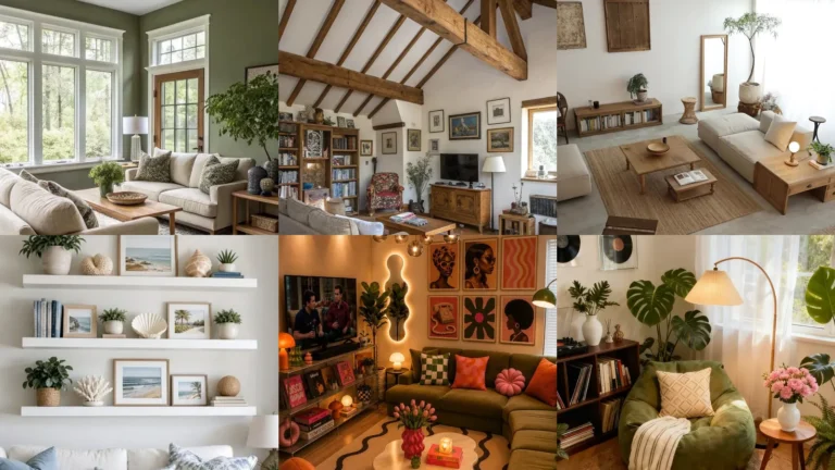 20 Living Room Interior Design Ideas With Color, Character and Pretty Details